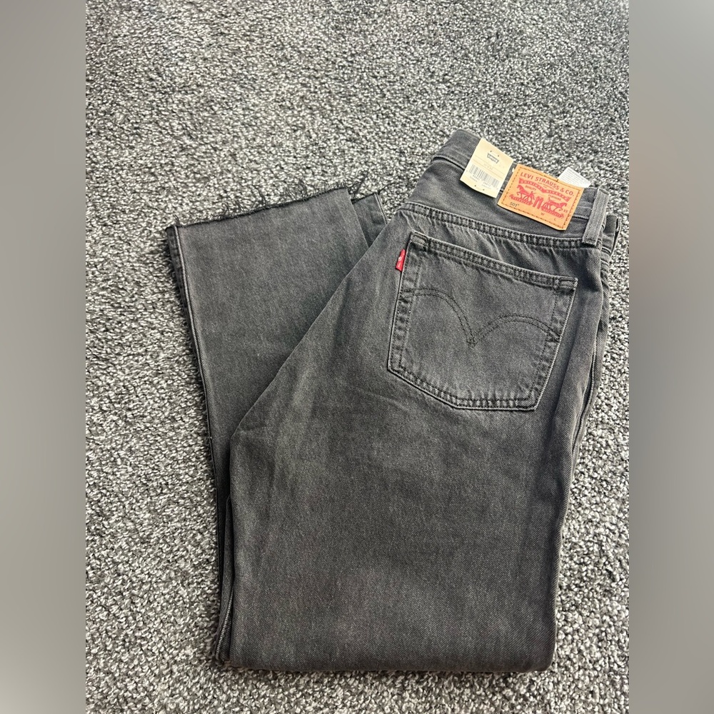 NEW! Levi's Black Straight Jeans